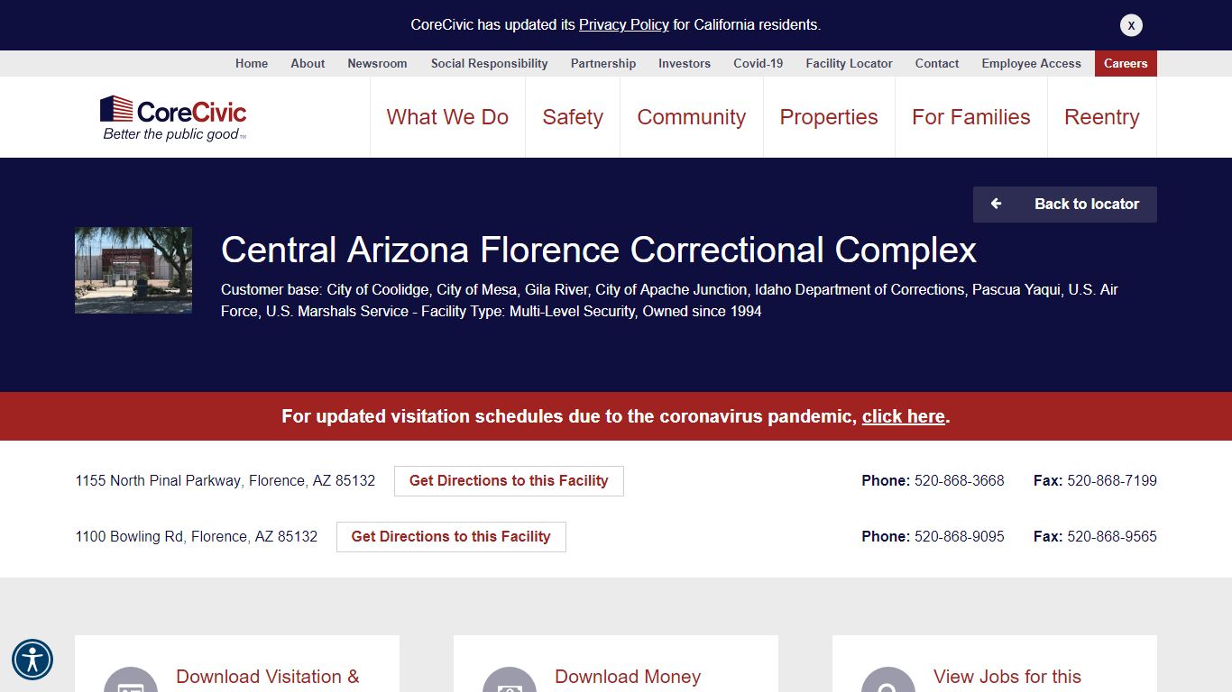 Central Arizona Florence Correctional Complex